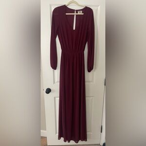 Worn once Show Me Your Mimi long sleeve maxi dress.